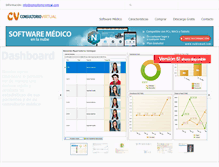 Tablet Screenshot of consultorio-virtual.com
